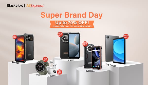 Blackview AliExpress Super Brand Day ofertas